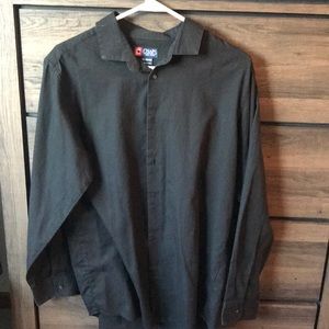 Youth XL Black Chaps Dress Shirt